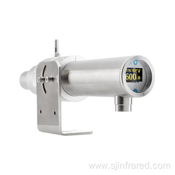 Non contact simple radiation temperature measure instrument